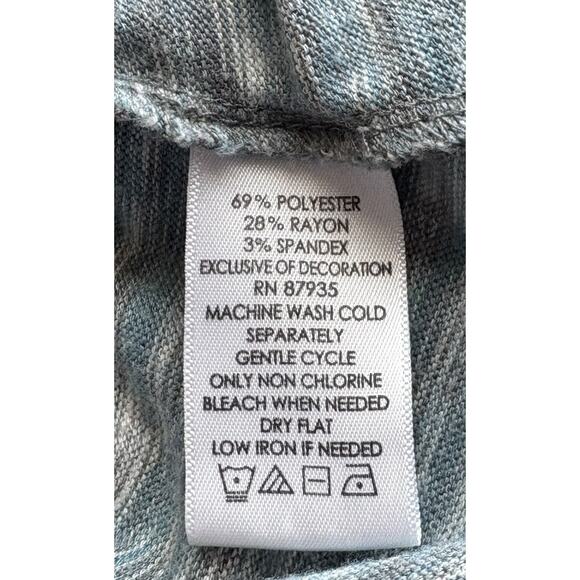 LOGO by Lori Goldstein Slub Knit Tunic with Lace Trim and Pockets Size XL - Picture 5 of 5